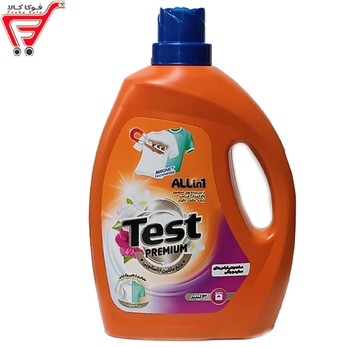 مایع لباسشویی پریمیوم سفید ورنگی تست 3 لیتری 