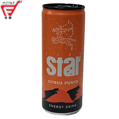 نوشابه انرژی زا مرکبات لایف استار 250 سی سی