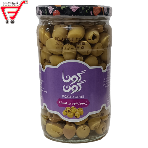 زیتون شور بی هسته گوناگون 650 گرم 