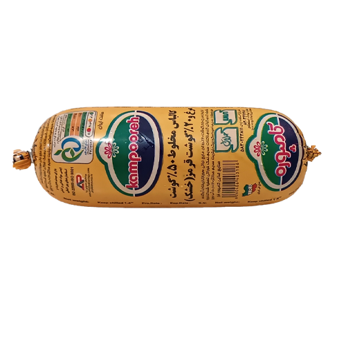 کالباس مخلوط 50 درصد گوشت مرغ و 20  گوشت قرمز ( خشک ) کامپوره _کیلویی