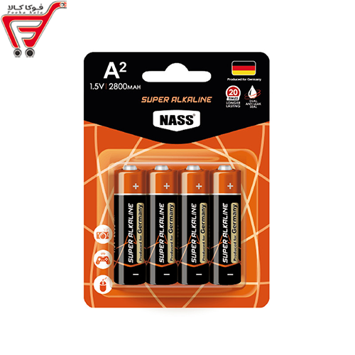 باتری نیم قلمی سوپر آلکالاین 4 عددی (NASS)