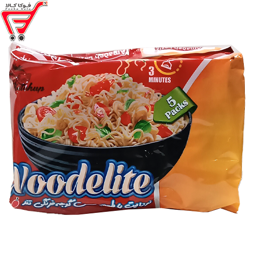 نودالیت سس گوجه فرنگی تند آماده لذیذ 5 عددی 