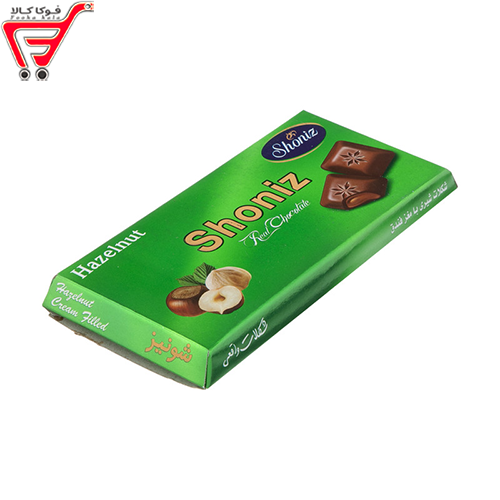 شکلات شیری با مغز فندق شونیز 100 گرم 