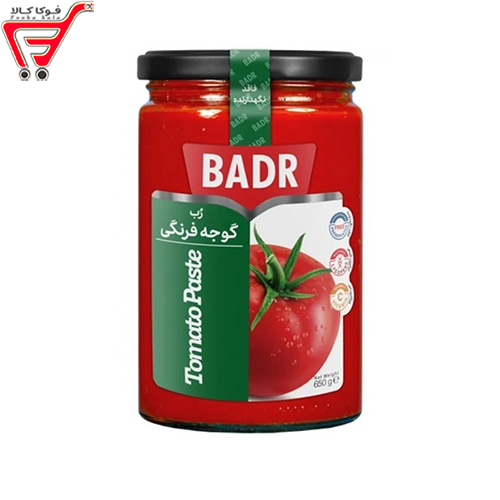 رب گوجه فرنگی بدر 650 گرمی 