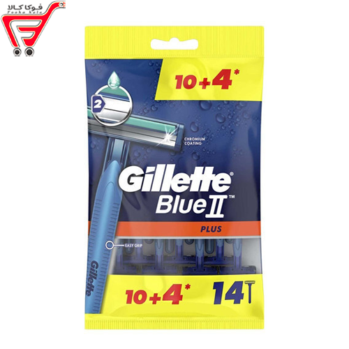 تیغ اصلاح دو لبه 10+4 عددی ژیلت - gillette - تگ‌موند