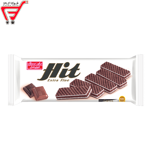 ویفر کاکائویی با کرم شیری فندق هیت شیرین عسل 100 گرم