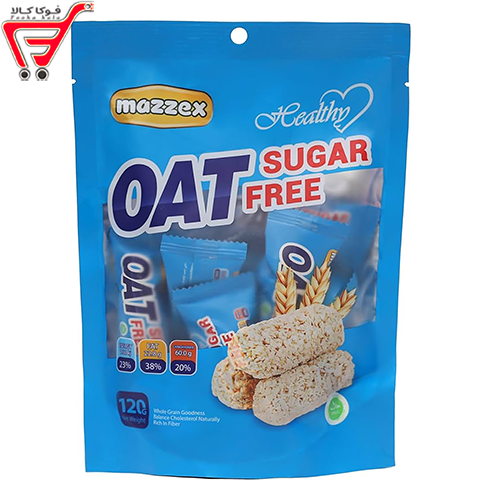 بیسکوئیت غلات جو بدون قند 120 گرم 
