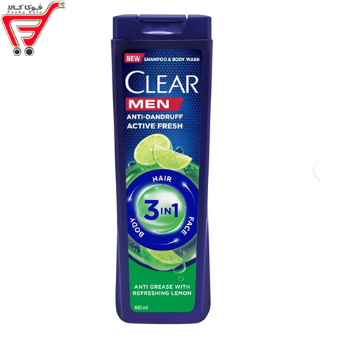 شامپو ضدشوره کنتری چربی آقایان کلیر 400 میل 