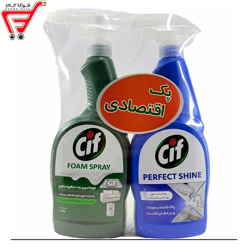پک اقتصادی اسپری فومی چند منظوره سیف + اسپری سرویس بهداشتی سیف 750 گرم 