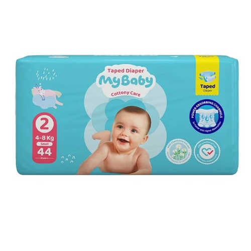 پوشک چسبی مای بی بی سایز 2 (44 عددی) 