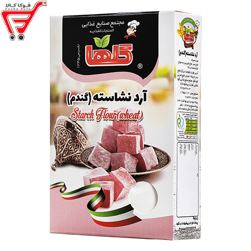 پودر نشاسته گندم گلها 120 گرم 