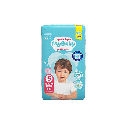 پوشک چسبی مای بی بی سایز 5 ( 10 عددی ) 