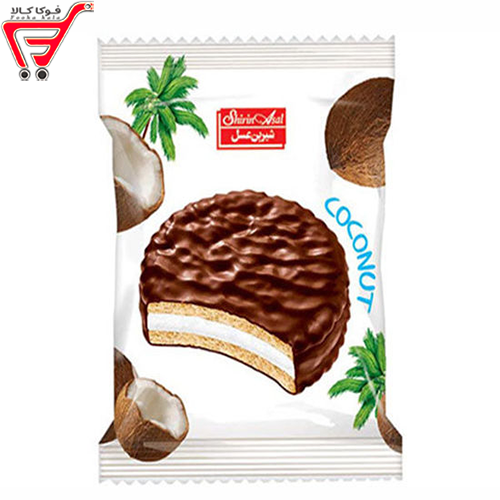 والس شکلاتی مغزدار نارگیل شیرین عسل 25 گرم 