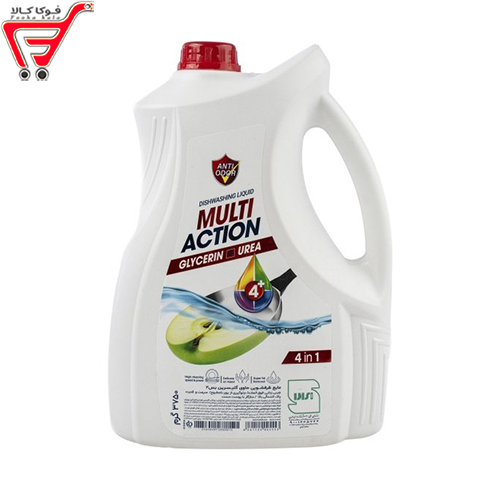 مایع ظرفشویی حاوی گلیسیرین سیب بس مولتی اکشن  3750 گرم 