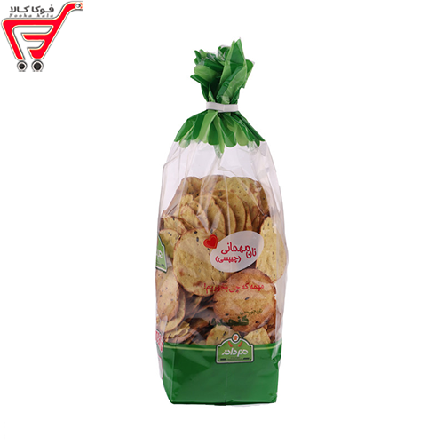 نان مهمانی چیپسی کنجدی هم دانه 230 گرم 