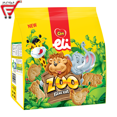 بیسکویت باغ وحش لینا 73 گرم 