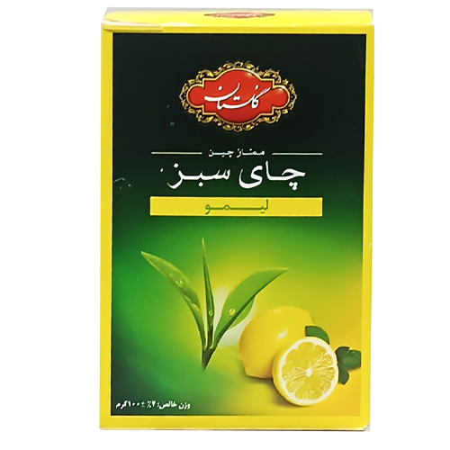 چای سبز لیمو گلستان 100 گرم 