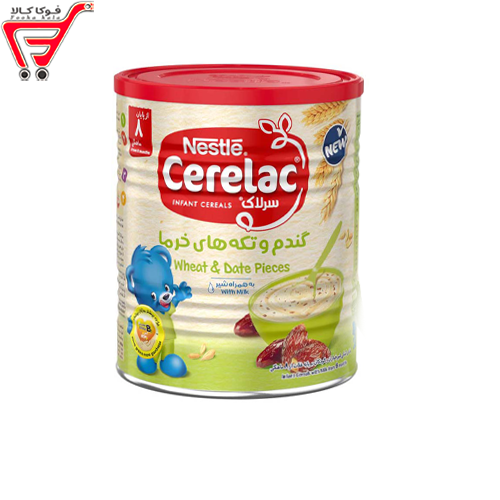 سرلاک گندم و تکه های خرما نستله 400 گرم 