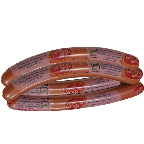 سوسیس هات داگ 55 درصد گوشت شام شام _ کیلویی
