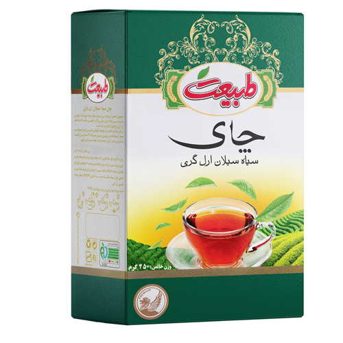 چای سیاه سیلان ارل گری ( معطر ) طبیعت 450 گرم 