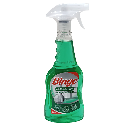 مایع شیشه پاک کن ( سبز ) بینگو 500 گرم 