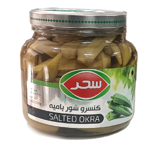کنسرو شور بامیه سحر 1400 گرم 