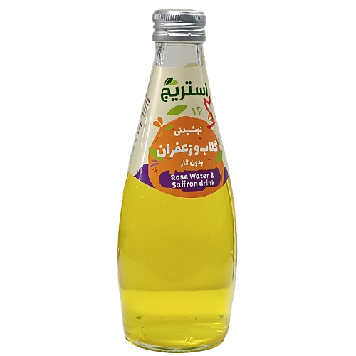 نوشیدنی گلاب و زعفران استریج 300 سی سی 