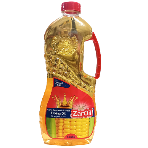 روغن سرخ کردنی ( ذرت و کنجد و کانولا) زر اویل 1350گرم 