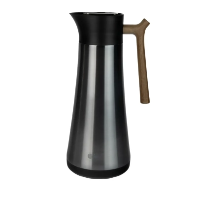 فلاسک 0/35 لیتری تیتانیوم دسته چوبی VJ-3110 ام جی اس