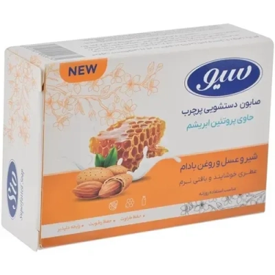 صابون شیر و عسل و روغن بادام سیو 125 گرم 