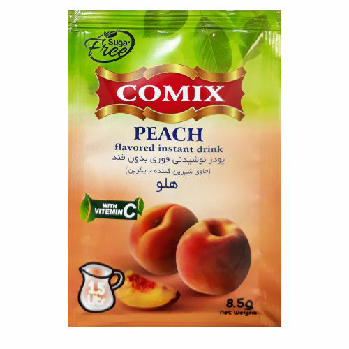 پودر شربت هلو کامیکس 8.5 گرم 