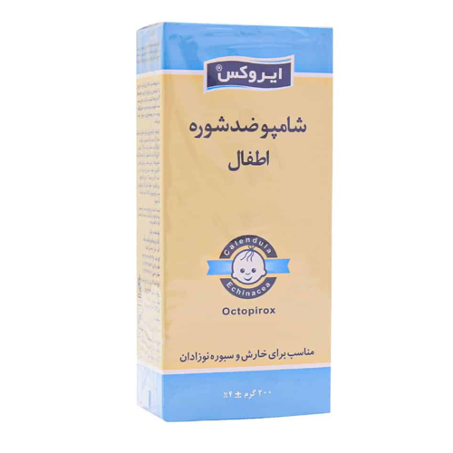 شامپو ضد شوره اطفال ایروکس 200 گرم 