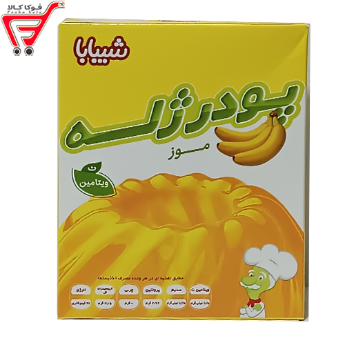 پودر ژله موز شیبابا 100 گرم 