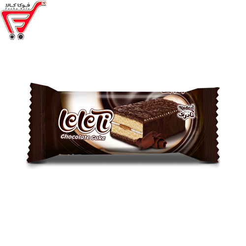 کیک  با روکش شکلاتی للیتی نادری 40گرم 