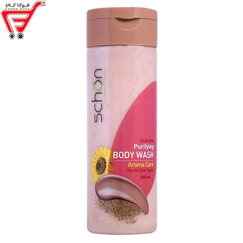 شامپو بدن خاک رس ( انواع پوست )  شون 300 میل
