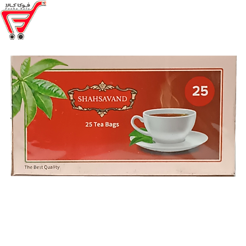 چای کیسه ای شاهسوند 25 عددی 