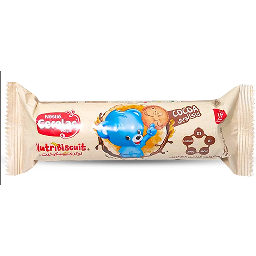 بیسکویت گندمی کاکائویی  سرلاک نستله 96 گرم 