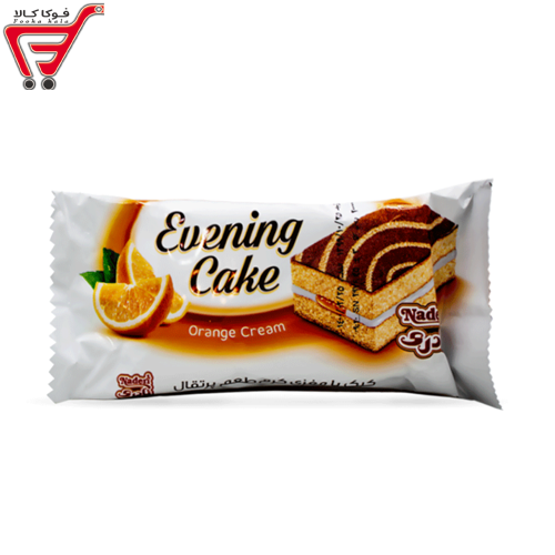 کیک با مغزی کرم طعم پرتقال نادری 45 گرم 