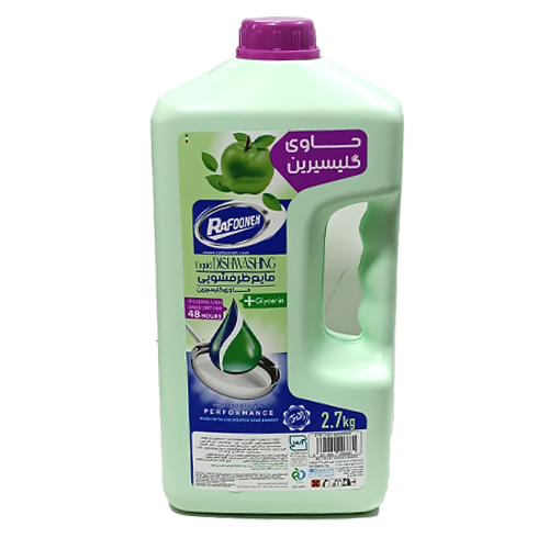 مایع ظرفشویی گلیسیرینه سیب رافونه 2700 گرم 