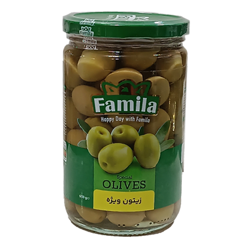 زیتون ویژه فامیلا 650 گرم 