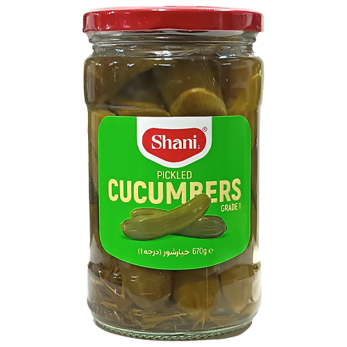 خیارشور درجه یک شانی 670 گرم 