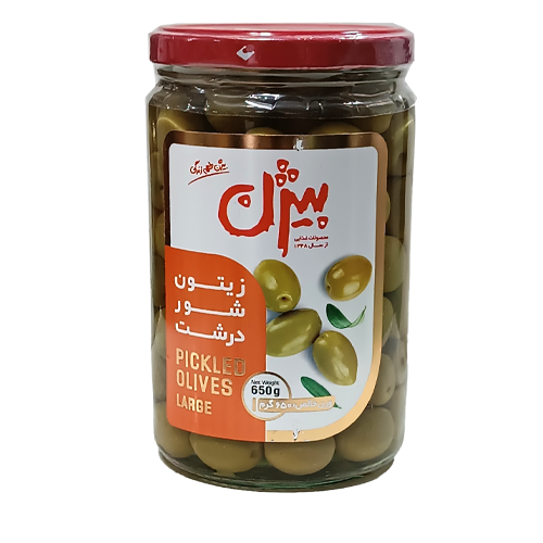 زیتون شور درشت بیژن 650 گرم