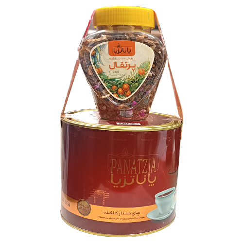 چای ممتاز کلکته پاناتزیا 450 گرم + دمنوش میوه ای طعم پرتقال پاناتزیا 