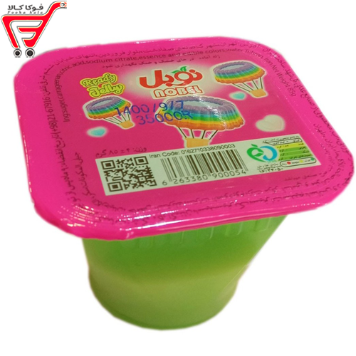 ژله آماده دورنگ نوبل 85 گرم 