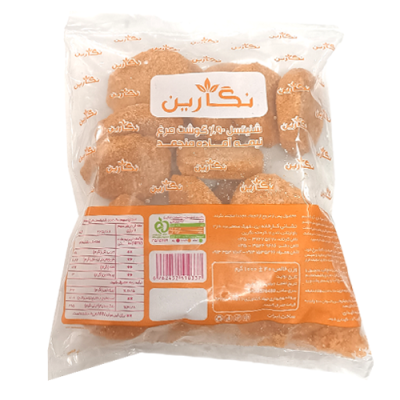 شنیتسل 90 درصد گوشت مرغ نگارین 1000 گرم 