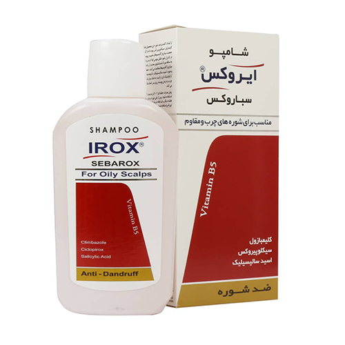 شامپو ضد شوره موهای چرب ایروکس 200 گرم 