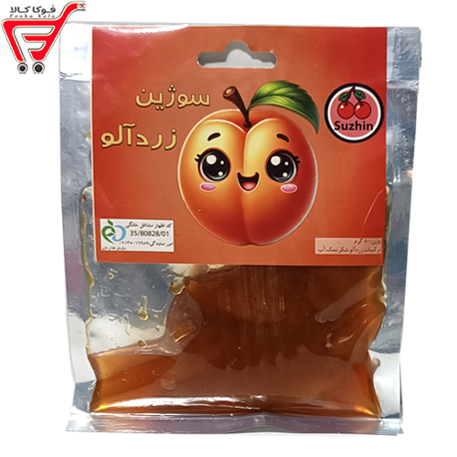 ترشک زرد آلو سوژین 80 گرم 