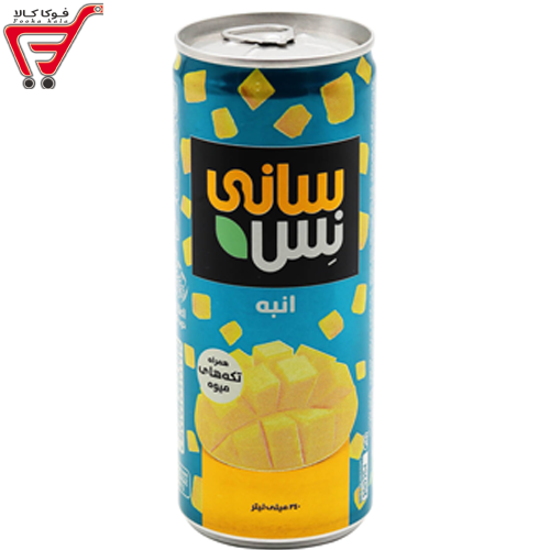 آبمیوه قوطی انبه سانی نس 240 میل 