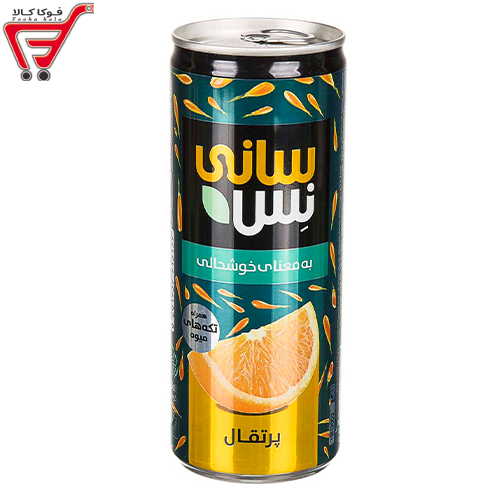 آبمیوه قوطی پرتقال سانی نس 240 میل 