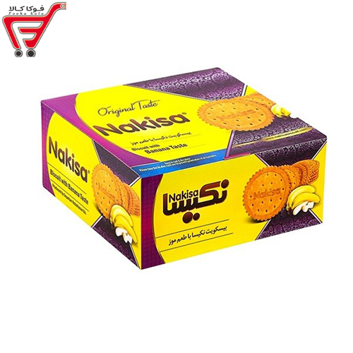 بیسکویت موزی نکیسا 500 گرم 